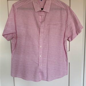 Vince Camuto Pink Casual Button Down Shirt